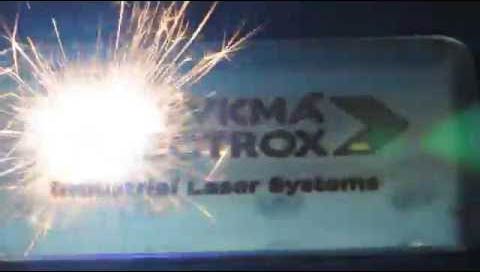 70W Deep Laser Engraving of the TYKMA Electrox Logo
